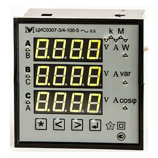 ЦИС0307-3/4 з RS485 Вимірювач, Мегометр