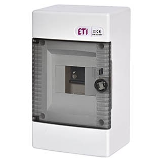 ECT4PT, 4мод.проз.дверцята Щит зовнішн. розподільний ETI