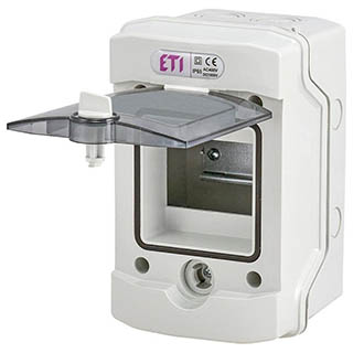 ECH-4G, (4мод.зовн.встан.IP65) Пластиковий щит ETI