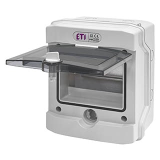 ECH-6G, (6мод.зовн.встан.IP65) Пластиковий щит ETI