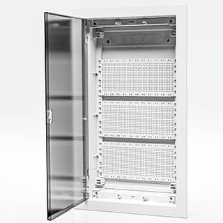 ECG42MEDIAPT, (перф.панель, пластик.проз.дверцята) Щит металопластиковий ETI
