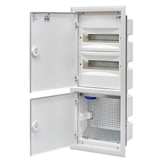 ERP12-4-2V MEDIA, (24мод.) Щит металопластиковий ETI