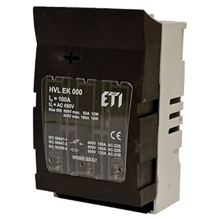 HVL EK 000 3p M8, Роз'єднувач запобіжників ETI