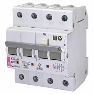 KZS-4M 3p+N C 32/0,03 тип AC, Диференційний автоматичний вимикач