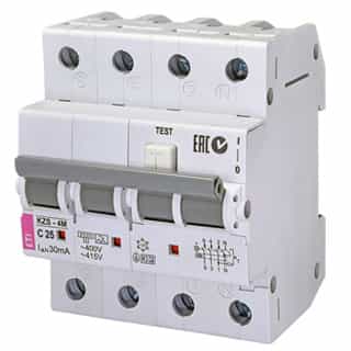 KZS-4M 3p+N C 25/0,1 тип A, Диференційний автоматичний вимикач