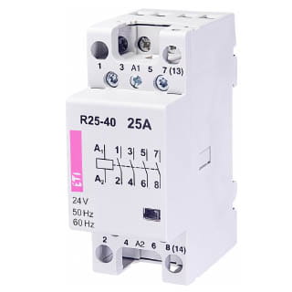 R 25-22 24V AC 25A (AC1), Контактор модульний
