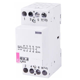 RD 25-22 (24V AC/DC) (AC1), Контактор модульний