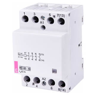 RD 63-22 (230V AC/DC) (AC1), Контактор модульний