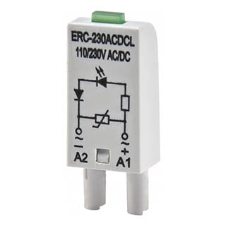 ERC-230ACDCL, Додатковий модуль захисту з індикацією