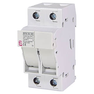 EFH 10 DC 2p 1000V, Тримач запобіжника ETI