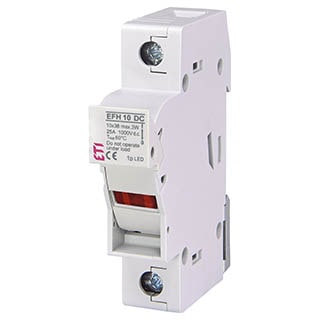 EFH 10 DC 1p LED 1000V, Тримач запобіжника ETI