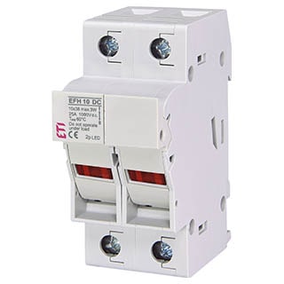 EFH 10 DC 2p LED 1000V, Тримач запобіжника ETI