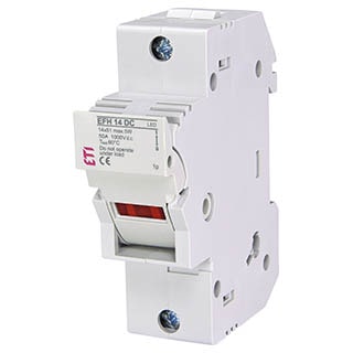 EFH 14 DC 1p LED 1000V, Тримач запобіжника ETI