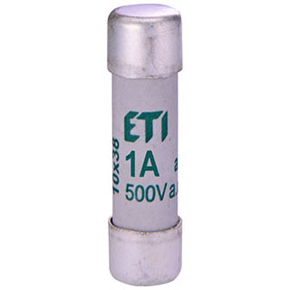 CH10x38 aM 10A/500V, Запобіжник циліндричний ETI