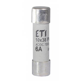 CH10x38 gR 6A/700V AC/DC, Запобіжник ETI