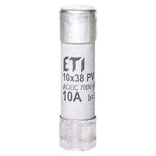 CH10x38 gR 10A/700V AC/DC, Запобіжник ETI