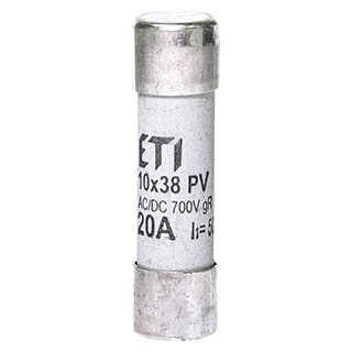 CH10x38 gR 20A/700V AC/DC, Запобіжник ETI