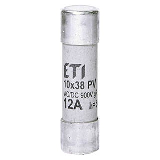 CH10x38 gR 12A/900V AC/DC, Запобіжник ETI