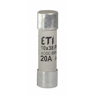 CH10x38 gR 20A/900V AC/DC, Запобіжник ETI
