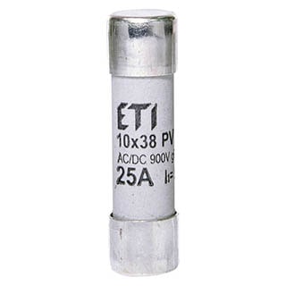CH10x38 gR 25A/900V AC/DC, Запобіжник ETI