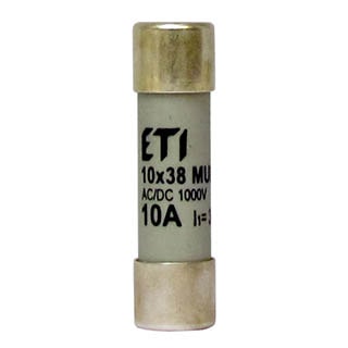 CH10x38 MM 16A/1000V AC/DC, Запобіжник ETI