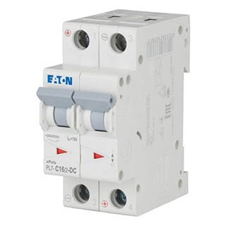 PL7-C16/2-DC, Автоматичний вимикач Eaton
