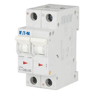 PL7-C50/2-DC, Автоматичний вимикач Eaton