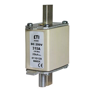 NH00/K 100A/250V DC, Запобіжник ETI