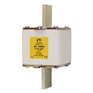 NH3 gPV 315A/1000V DC Запобіжник ETI