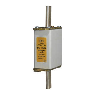 NH0 gR 40A/750V DC Запобіжник ETI
