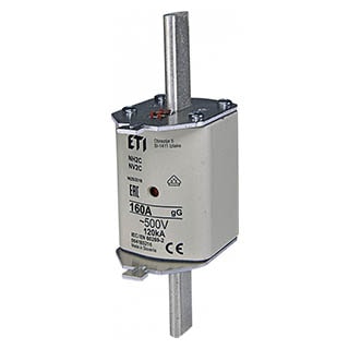 NH2C gG 160A/500V, Запобіжник ETI