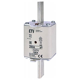 NH2 gG 280A/500V, Запобіжник ETI