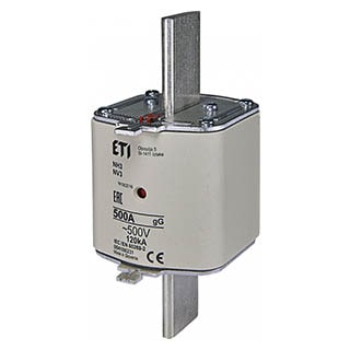 NH3 gG 500A/500V, Запобіжник ETI