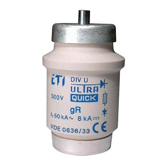 DIV UQ gR 100A/500V, Запобіжник ETI