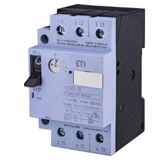 MSP0-16 (7,5 kW, 10-16A), Авт.вим.з-сту.двигуна