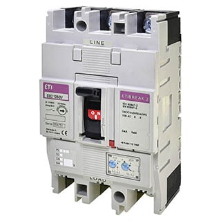 EB2 125/3V 20A 3p 1100V (0.63-1)In/(6-12)In, Автоматичний вимикач ETI