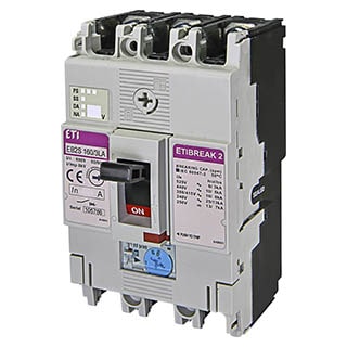 EB2S 160/3LA 25A 3p (0.63-1)In/фікс.) 16kA, Автоматичний вимикач ETI