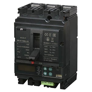 NBS-EC 100/3L LCD 100A 3P (0.4-1)In/(1.5-12)In, 36kA, Автоматичний вимикач ETI