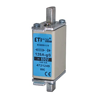M000 gS 25A/690V, Запобіжник ETI