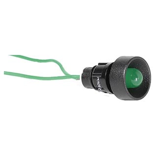 LS LED 10 G 230 10мм 230V AC Зелена Лампа сигнальна, ETI