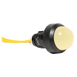 LS LED 20 Y 230 20мм 230V AC Жовта Лампа сигнальна, ETI