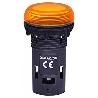 ECLI-024C-A 24V AC/DC Помаранчева Лампа сигнальна LED матова, ETI