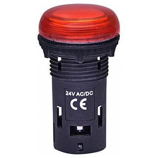 ECLI-240A-R 240V AC Зелена Лампа сигнальна LED матова, ETI