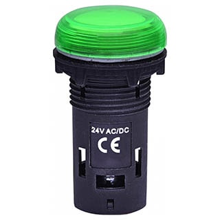 ECLI-240A-G 240V AC Зелена Лампа сигнальна LED матова, ETI