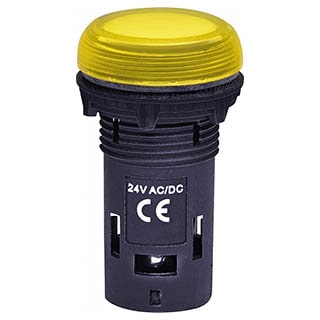 ECLI-240A-Y 240V AC Жовта Лампа сигнальна LED матова, ETI