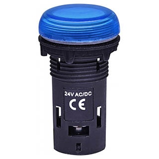 ECLI-240A-B 240V AC Синя Лампа сигнальна LED матова, ETI