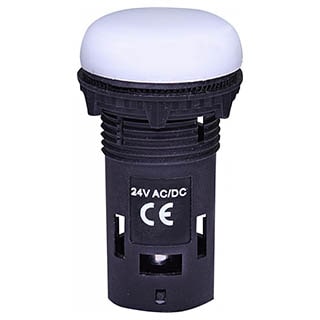 ECLI-240A-W 240V AC Біла Лампа сигнальна LED матова, ETI