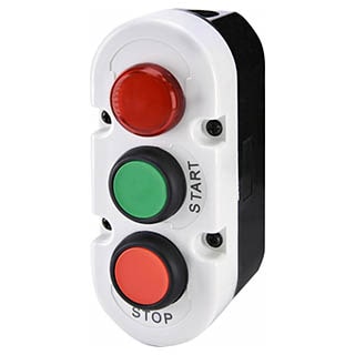 ESE3-V8 START/STOP/LED 240V AC Кнопковий пост 3 модуль, ETI
