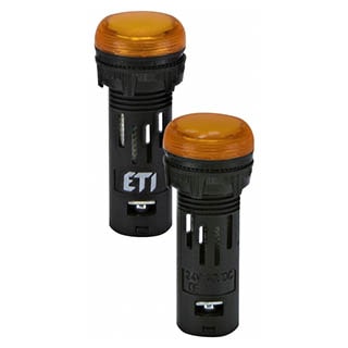 ECLI-16-240A-A 240V AC Помаранчева Лампа сигнальна LED матова, ETI