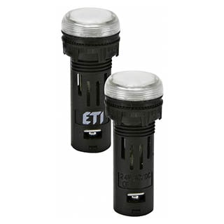 ECLI-16-240A-W 240V AC Біла Лампа сигнальна LED матова, ETI